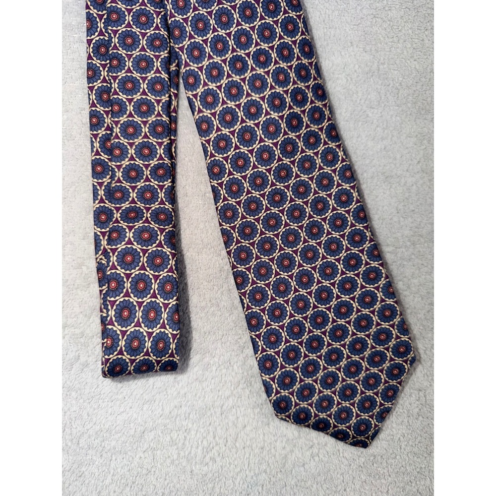 Jos A Bank Executive‎ Collection Men's Silk Tie Geometric Pattern Necktie